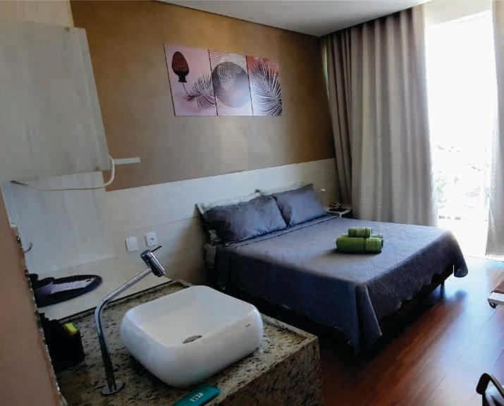 Apto 201 Com Varanda, Self Check-In, Ar, Tv E 14Km Aeroporto Lagoa Santa  Exteriér fotografie